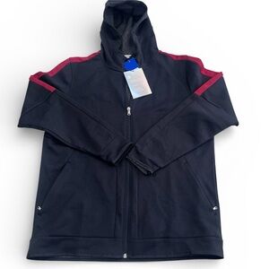 Under Armour Celliant Zip Up Hooded Jacket NWT Large Black And Red